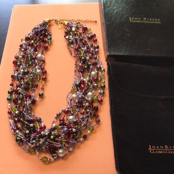 Joan Rivers Jewelry - Joan Rivers 12 Strand Colorful Necklace